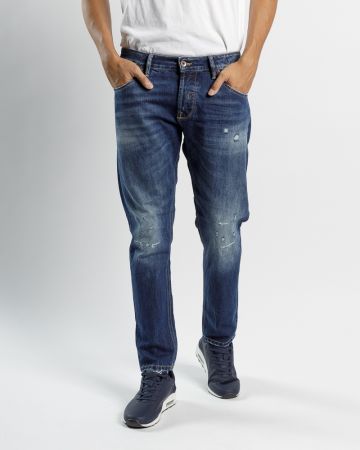 INDIGO MEN'S JEANS - BRADLEY 22070 1J22FW0026LP3974ST