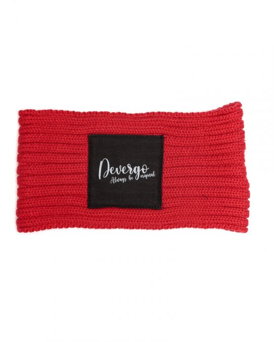 RED WOMEN'S KNITTED HAT 2D22FW8500HA0101
