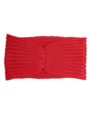 RED WOMEN'S KNITTED HAT