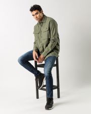 KHAKI MEN'S SHIRT