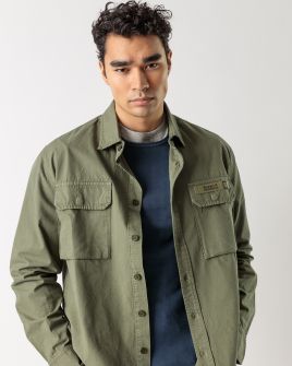 KHAKI MEN'S SHIRT 1D22FW5001LS6106