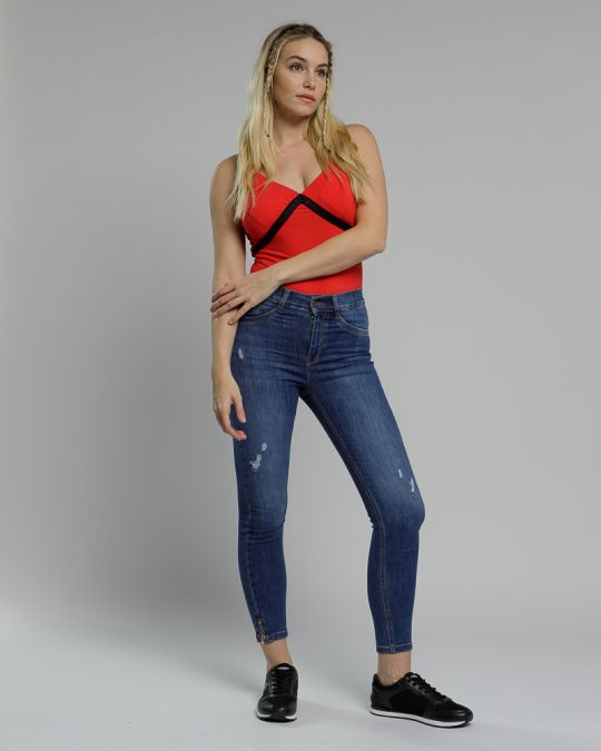RED WOMEN'S TANK TOP 2D23SS4563SL0205