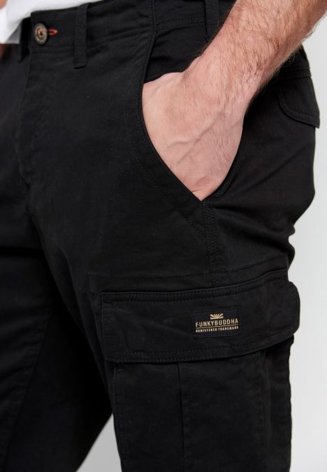 BLACK FUNKY BUDDHA  MEN'S PANTS FBM007-002-02 23SS