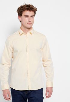 YELLOW FUNKY BUDDHA  MEN'S SHIRT FBM007-012-05 23SS