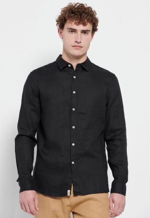 BLACK FUNKY BUDDHA MEN'S SHIRT FBM007-001-05 23SS