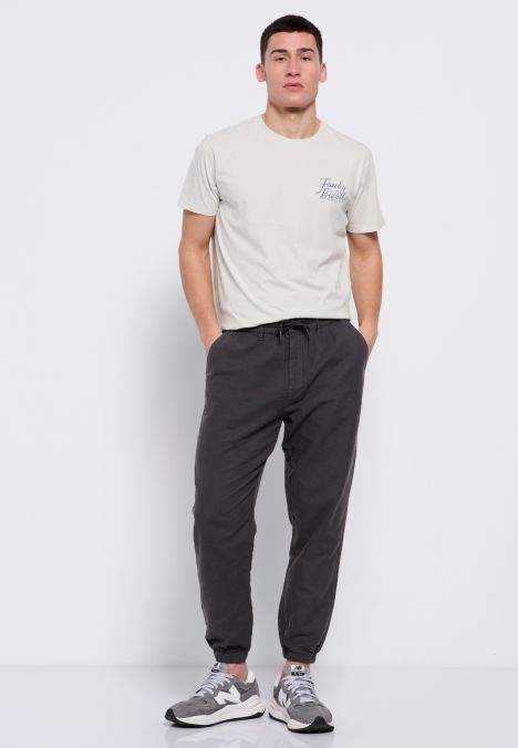GREY FUNKY BUDDHA  MEN'S PANTS FBM007-018-02 23SS