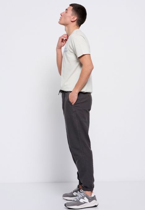 GREY FUNKY BUDDHA  MEN'S PANTS FBM007-018-02 23SS