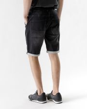 BLACK MEN'S JOGJEAN SHORTS