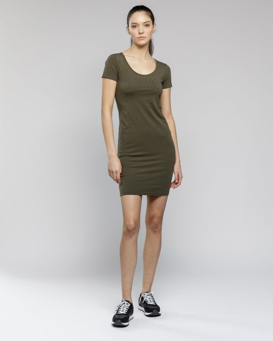 KHAKI WOMEN'S TIGHT DRESS 2D23SS9588DR0205