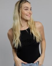 BLACK WOMEN'S SLEEVLESS TOP