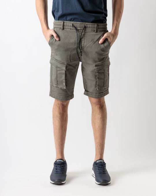 KHAKI MEN'S JOGJEAN SHORTS 1D23SS1134MP7106
