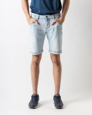 INDIGO MEN'S JEANS SHORTS - FRANK SHORTS 23041