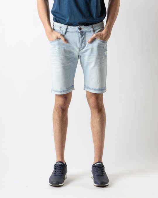 INDIGO MEN'S JEANS SHORTS - FRANK SHORTS 23041 1J23SS0053MP7670ST