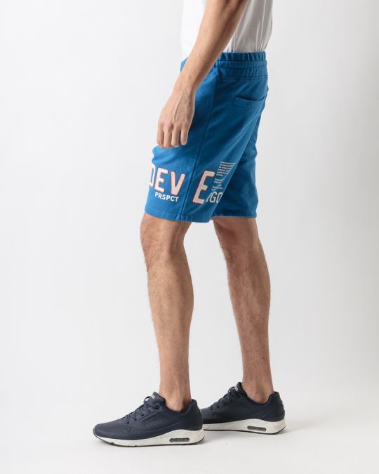 BLUE MEN'S SHORTS 1D23SS1107MP0705