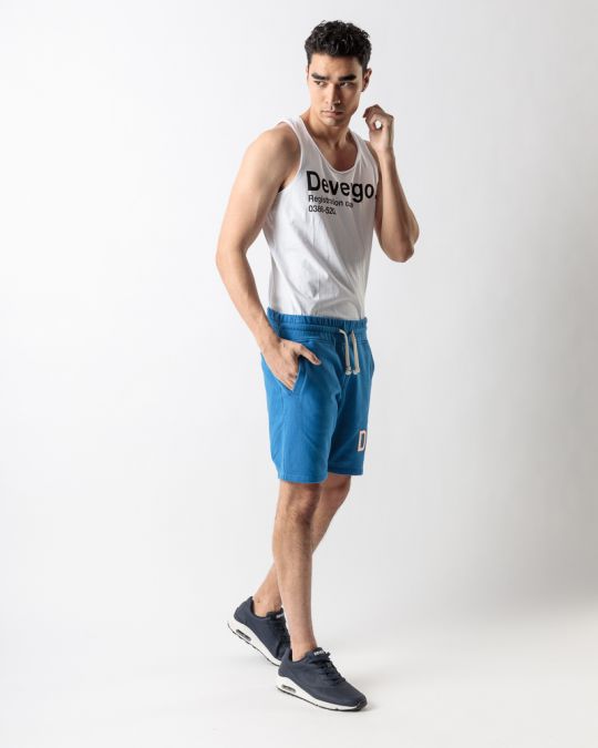 BLUE MEN'S SHORTS 1D23SS1107MP0705
