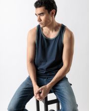 BLUE MEN'S SL T-SHIRT