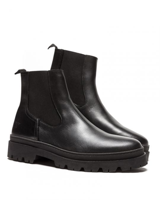 BLACK MEN'S BOOTS - LUCAS DE-BR1074LE 23FW
