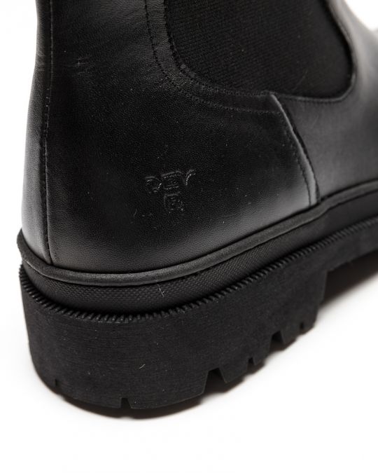 BLACK MEN'S BOOTS - LUCAS DE-BR1074LE 23FW