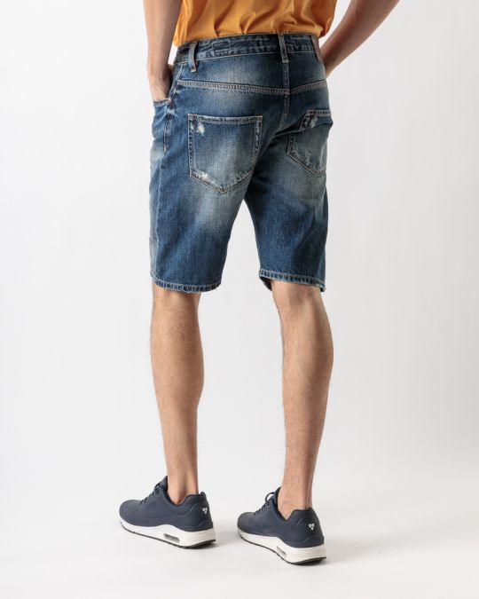 INDIGO MEN'S JEANS SHORTS - GARY SHORTS 23051 1J23SS0062MP3974ST