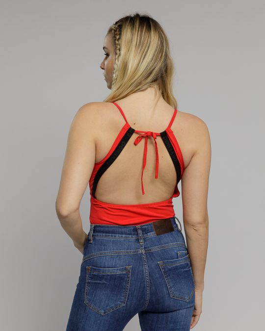 RED WOMEN'S TANK TOP 2D23SS4563SL0205