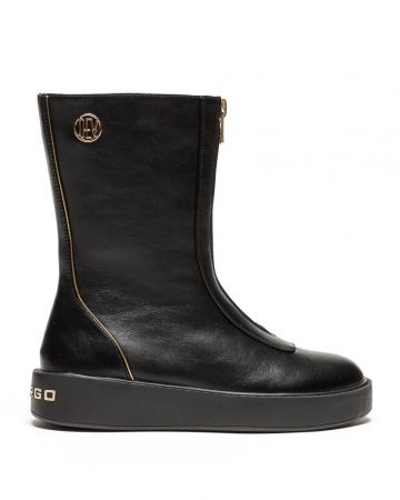 BLACK WOMEN'S BOOTS - CORDELIA DE-SH4506PU 23FW