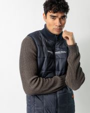 BLUE MEN'S SHORT VEST