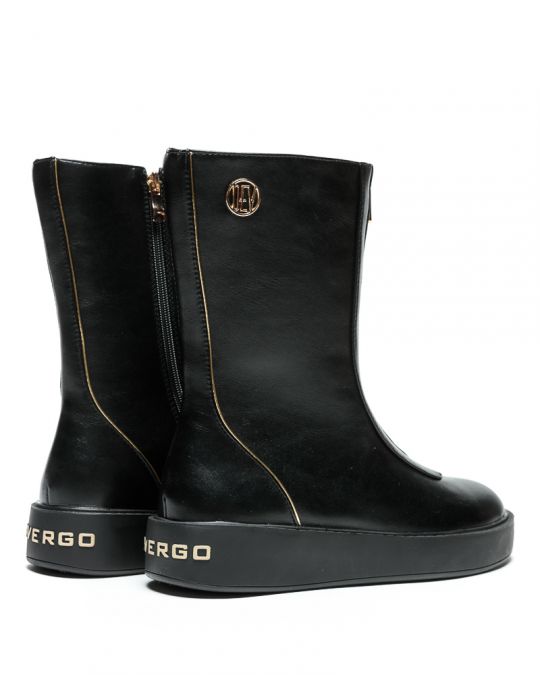 BLACK WOMEN'S BOOTS - CORDELIA DE-SH4506PU 23FW