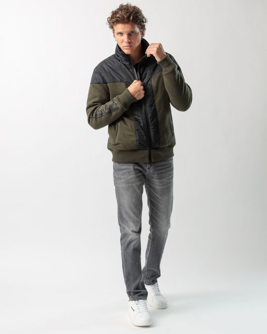KHAKI MEN'S TRANSITIONAL JACKET 1D23FW7020KA1600