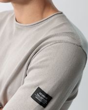 GREY MEN'S KNITTED SWEATER