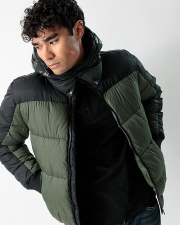 KHAKI MEN'S COAT 1D23FW3010KA1600