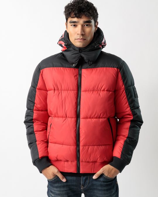 RED MEN'S COAT 1D23FW3010KA1600