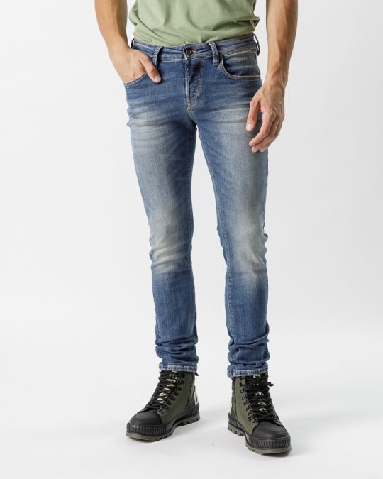 INDIGO MEN'S JEANS - NEW SLIM 23507 1J23FW0010LP6364ST