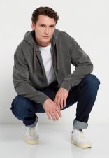 GREY FUNKY BUDDHA  MEN'S HOODIE