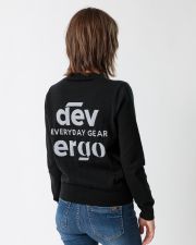 BLACK WOMEN'S  ZIP-UP