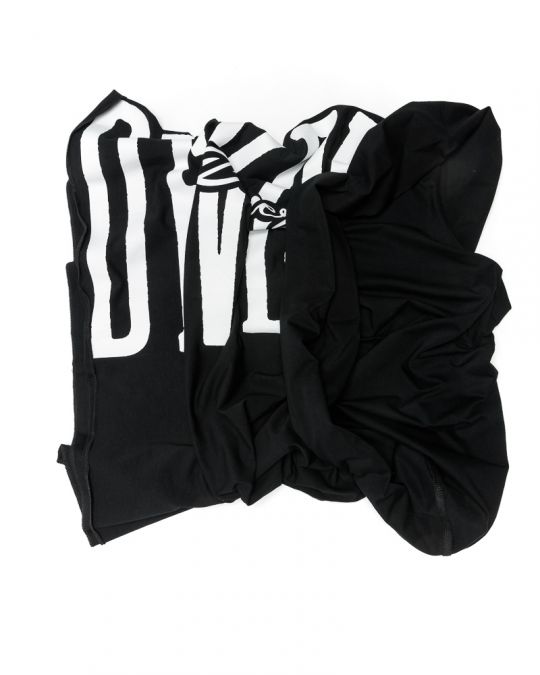 BLACK WOMEN'S SCARF 2D23FW8514SC1101
