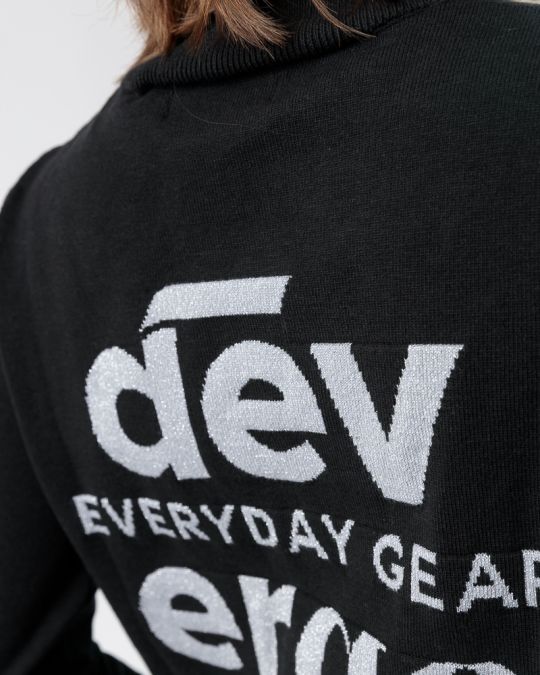 BLACK WOMEN'S  ZIP-UP 2D23FW4595KA1101