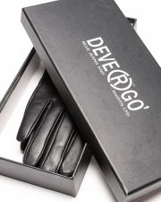 BLACK WOMEN'S LEATHER GLOVES