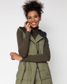 KHAKI WOMEN'S VEST 2D23FW7531SL1600