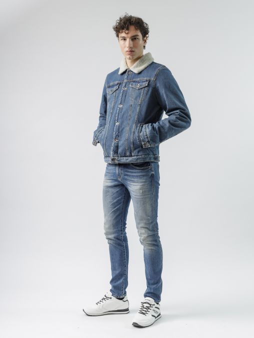 INDIGO MEN'S DENIM JACKET 1J23FW7053KA3590SD
