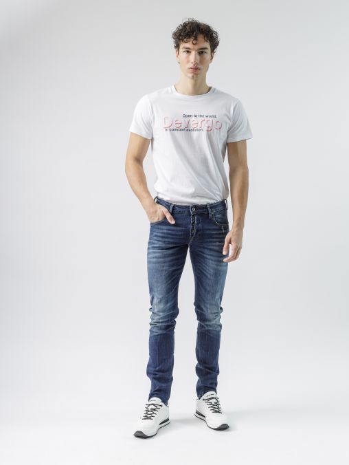 INDIGO MEN'S JEANS - DYLAN 24102 1J24SS0008LP7682ST