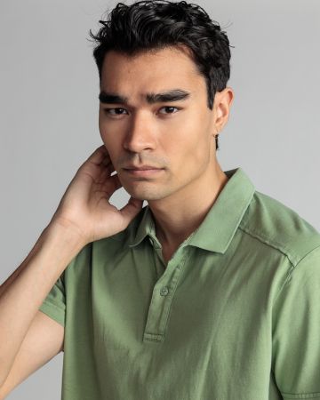 KHAKI MEN'S T-SHIRT 1D24SS4024SS0106