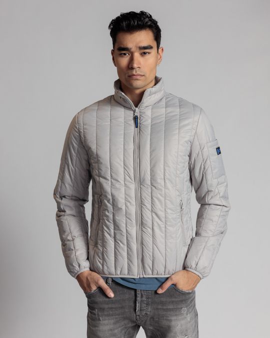 GREY MEN'S COAT 1D24SS3005KA1600