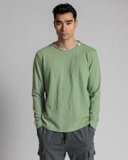 KHAKI MEN'S LONG-SLEEVE T-SHIRT