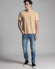 BEIGE MEN'S T-SHIRT