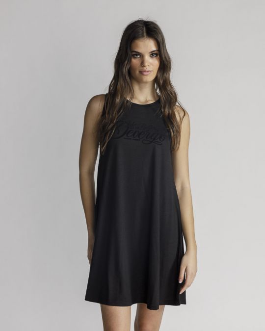 BLACK WOMEN'S DRESS 2D24SS9502DR3801