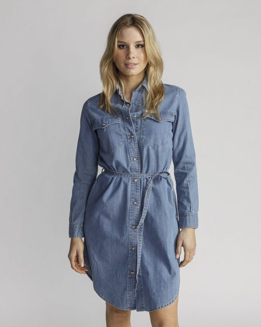 INDIGO WOMEN'S DENIM DRESS 2J24SS9550DR1964SD