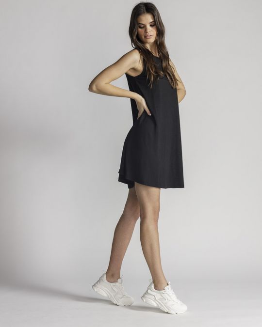 BLACK WOMEN'S DRESS 2D24SS9502DR3801