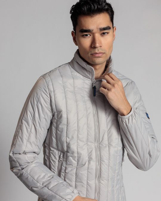 GREY MEN'S COAT 1D24SS3005KA1600