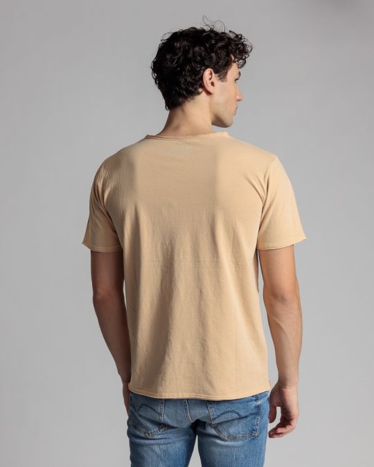 BEIGE MEN'S T-SHIRT 1D24SS4055SS0106