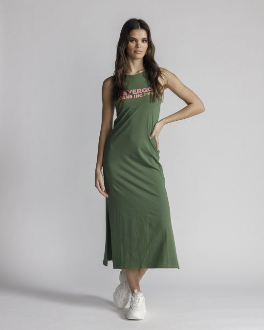 GREEN WOMEN'S DRESS 2D24SS9514DR0205